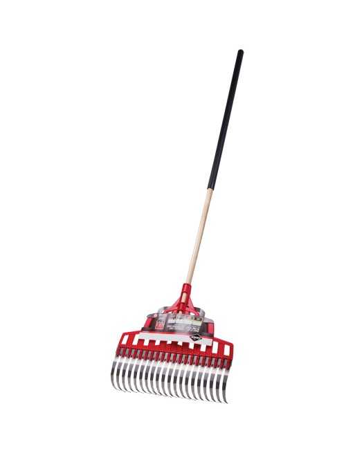GARANT GLR20SPC Multi-Purpose Lawn Rake, 20" Blade, 20 Tines, Hardwood Handle, Steel Blade Handle Type: Ergonomic Straight - [ S