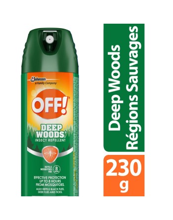 Insect OFF Deep Woods - 3 Insect Repellent, Case of 12/230g - [ Garden Seeds, Seed2Go.ca] - 62300719447 - OFF!® Mosquito Repelle