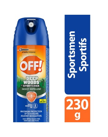 Insect OFF! Deep Woods - Sportsmen 1 Repellent- 12/230g - [ Seed2Go Canada ] - 62300019479 - OFF!® Mosquito Repellent