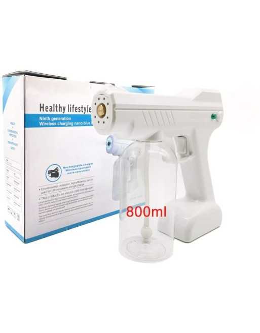 INTELLIGROW Rechargeable Blue Light Nanotechnology Cold-Spray Gun Atomizing Sprayer, Wireless Spray Machine 800 mL - [ Garden Se