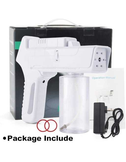 INTELLIGROW Rechargeable Blue Light Nanotechnology Cold-Spray Gun Atomizing Sprayer, Wireless Spray Machine 350 mL - [ Garden Se