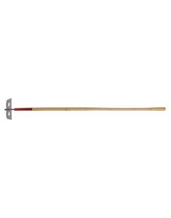 GARANT GMH10 Mortar Hoe Blade Size: 6 x 10" Handle Material: Wood Handle Type: Straight Handle Length: 66" - [ Shop Canadian See