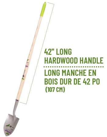 Garant FHR1L Botanica Long Handle Round Point Shovel - [ Garden Seeds, Seed2Go.ca] - FHR1L - Gardening Tools