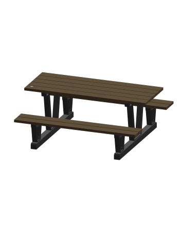Recycled Plastic Outdoor Picnic Tables, 72" L x 60-5/16" W - [ Shop Canadian Seeds Online ]  - Outdoor Furniture - 