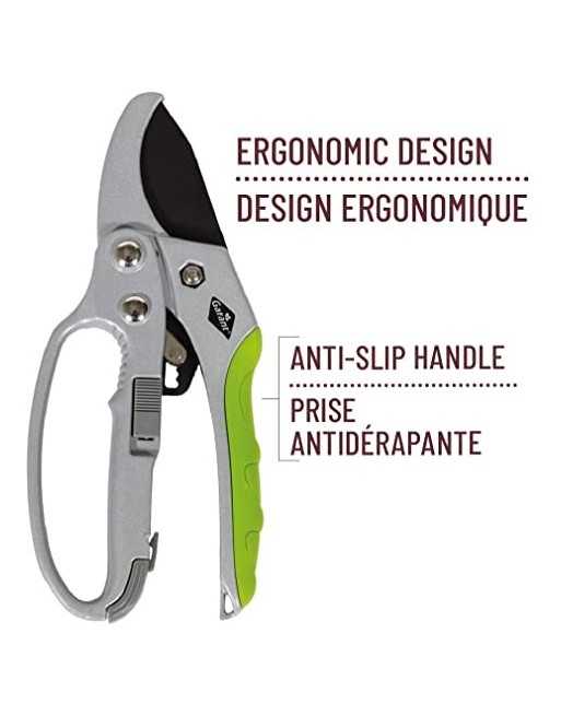 GARANT NXAP8R Pruners Overall Length: 8" Blade Material: Carbon Steel Handle Material: Aluminium Handle Type: Ergonomic - [ Shop