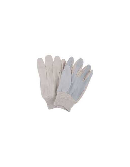 Standard Quality Split Cowhide Leather Palm Gloves, Ladies, Dozen - [ Shop Canadian Seeds Online ]  - Gardening Gloves - 