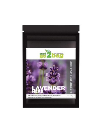Garden Bag™, Black, Lavender - [ Shop Canadian Seeds Online ]  - Seed2Go Vegetable & Herb Garden Bag™ - 