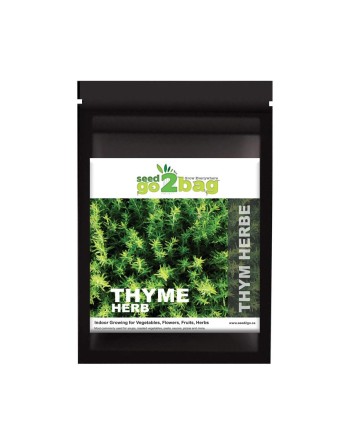 Garden Bag™, Black, Thyme - [ Shop Canadian Seeds Online ]  - Seed2Go Vegetable & Herb Garden Bag™ - 