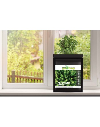 Garden Bag™, Black, Thyme - [ Shop Canadian Seeds Online ]  - Seed2Go Vegetable & Herb Garden Bag™ - 