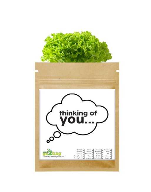 Garden Gift Bag™, Thinking of You - [ Garden Seeds, Seed2Go.ca] - S2G-GB-LG-TOU - Seed2Go Large Garden Gift Bag™