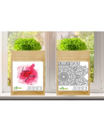 Garden Gift Bag™, Love You - [ Garden Seeds, Seed2Go.ca] - S2G-GB-LG-LU - Seed2Go Large Garden Gift Bag™