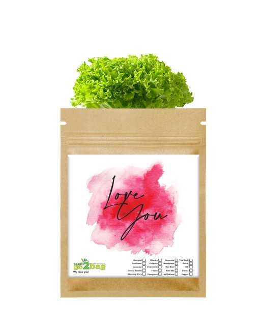 Garden Gift Bag™, Love You - [ Garden Seeds, Seed2Go.ca] - S2G-GB-LG-LU - Seed2Go Large Garden Gift Bag™