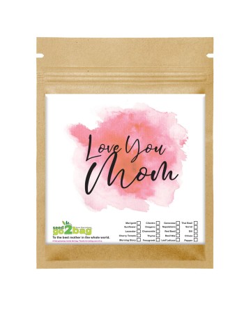 Garden Gift Bag™, Love You Mom, Mother's Day - [ Garden Seeds, Seed2Go.ca] - S2G-GB-LG-LUM - Seed2Go Large Garden Gift Bag™