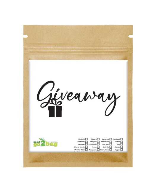 Garden Gift Bag™, Giveaway - [ Seed2Go Canada ] - S2G-GB-LG-GVE - Seed2Go Large Garden Gift Bag™