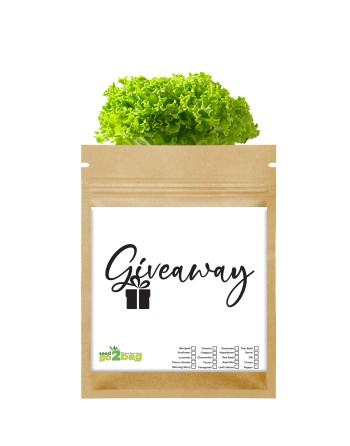 Garden Gift Bag™, Giveaway - [ Seed2Go Canada ] - S2G-GB-LG-GVE - Seed2Go Large Garden Gift Bag™
