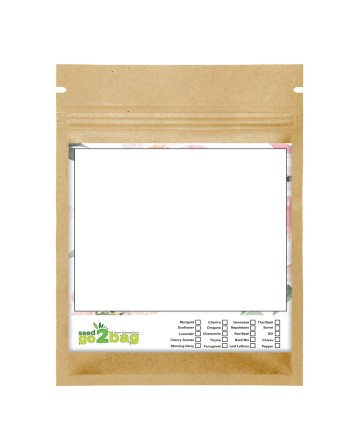 Garden Gift Bag™, Children/Adults Can Draw/Paint Anything - [ Garden Seeds, Seed2Go.ca] - S2G-GB-LG-DRAW - Seed2Go Large Garden 