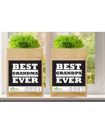 Garden Gift Bag™, Best Grandma Ever - [ Garden Seeds, Seed2Go.ca] - S2G-GB-LG-BESTGMA - Seed2Go Large Garden Gift Bag™
