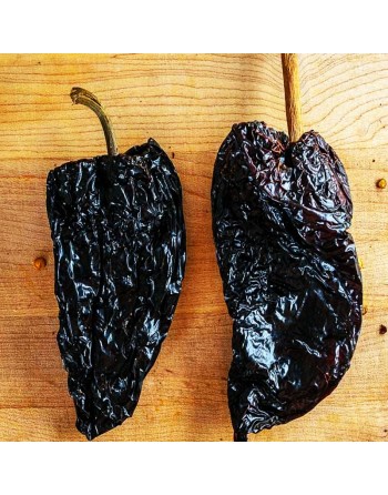 Mulato Isleño Poblano, Purple Mild Pepper, Chile Relleno Mole Sauce, Pepper Seeds - [ Seed2Go.ca ] - [Seed Packets] - Pepper See