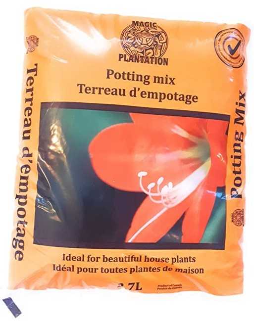 Magic Plantation Potting Soil Mix 2.7L, Set of 5 Bags - [ Seed2Go Canada ] -  - Potting Mix