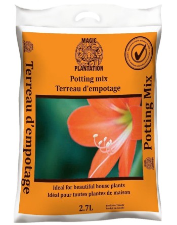 Magic Plantation Potting Soil Mix 2.7L, Set of 5 Bags - [ Seed2Go Canada ] -  - Potting Mix