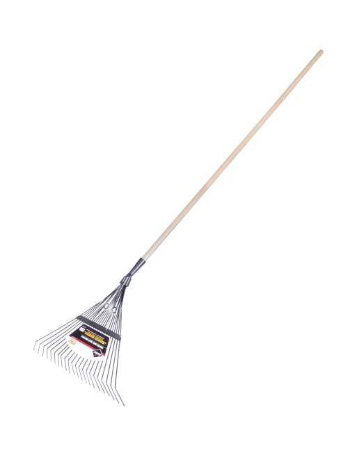 GARANT GLR22 Pro™ Fan Rake, 24" Blade, 22 Tines, Hardwood Handle, Steel Blade - [ Shop Canadian Seeds Online ]  - Garant - 