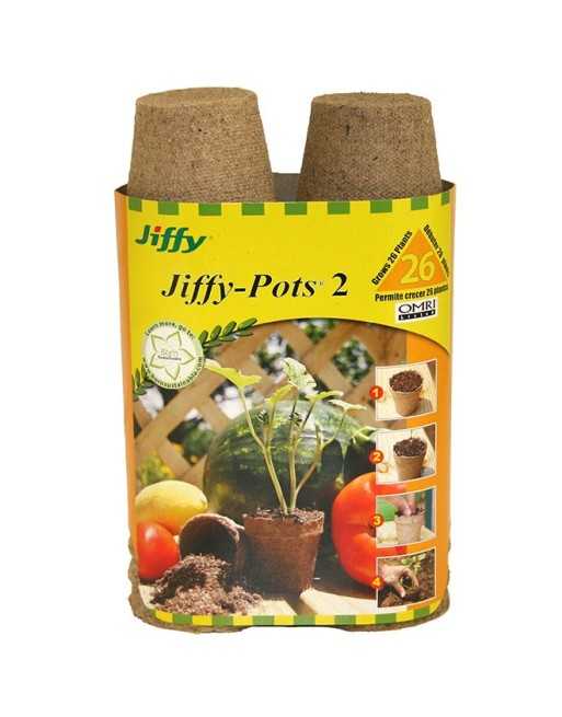 Jiffy Pots, Set of 26, Starter Pots - [ SEED2GO.CA] -  - Seed Starters