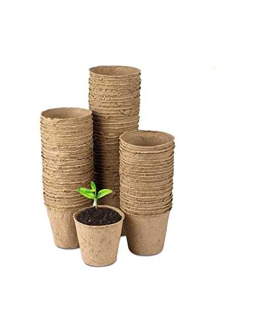 Seed2Go Cardboard Seed Starter Pots, Pack of 25, 2.5" x 2.5" x 2.5" - [ Garden Seeds, Seed2Go.ca] -  - Seed Starters