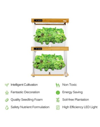 INTELLIGROW Indoor Growing Light Kit, Premium, Soilless, with Automatic Timer Cycles, 32 Pods, 12-16 Hours - [ Seed2Go - Canada 