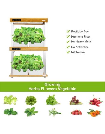 INTELLIGROW Indoor Growing Light Kit, Premium, Soilless, with Automatic Timer Cycles, 32 Pods, 12-16 Hours - [ Seed2Go - Canada 