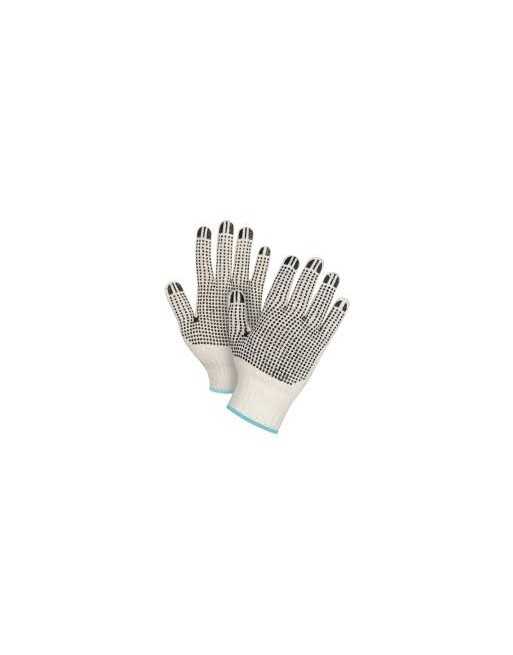 Cotton String Knit Glove with PVC Dots, 7 Gauge, Thickness, Dozen - [ Shop Canadian Seeds Online ]  - Gardening Gloves - 