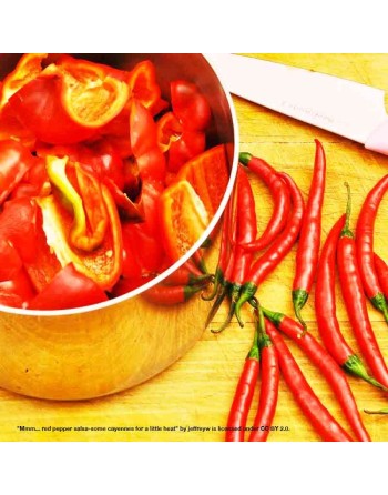 Wildcat Cayenne Chili F1 Hot Pepper, Cayenne Piccante, Peperoncino Piccante Di Cayenna, Pepper Seeds - [ Seed2Go.ca ] - [Seed Pa