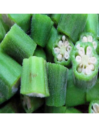 Okra Jambalaya, Hybrid Okra Seed - [ Shop Canadian Seeds Online ]  - Okra - 