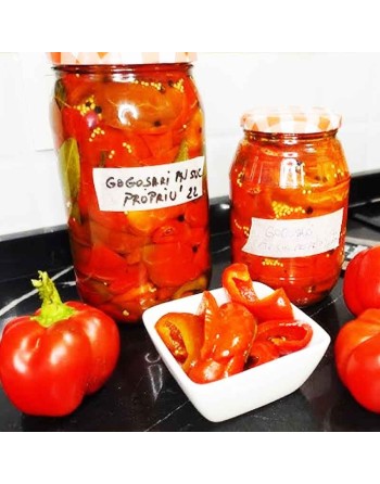 Sweet Romanian Peppers, Pickling, Gogosari Romanian Heirloom Pepper Seeds - [ Seed2Go.ca ] - [Seed Packets] - Pepper Seeds