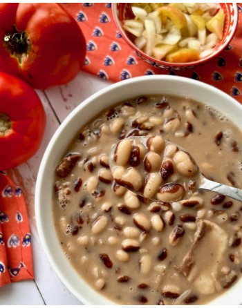 Maine Yellow Eye Bush Bean Seeds, Golden Wax Bush Bean, New England, White/Brown Seed - [ Seed2Go.ca ] - [Seed Packets] - Bush B