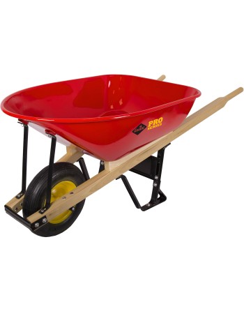 GARANT  TIFS600FF Wheelbarrow, 6 cu. ft., Steel Tray Pro™ Heavy-Duty Wheelbarrow, Steel, 600 lbs, 6 Cu Ft. - [ Shop Canadian See