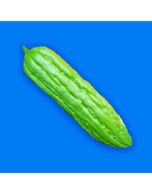 F1 苦瓜華晶/ F1 Bitter Gourd, Long Hua Jing Bitter Melon, Soft Ridges - [ Seed2Go.ca ] - [Seed Packets] - Bitter Melon - 