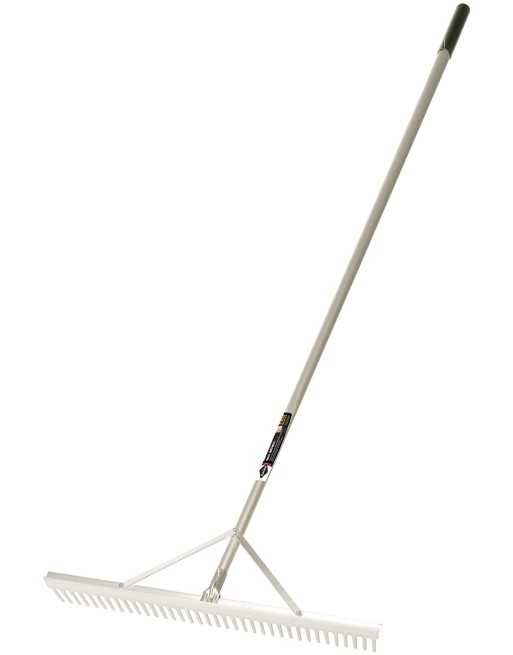 GARANT GALR36 Pro™ Level Rakes, Aluminum Handle, 36" W, Aluminum Blade, 36 Tines Handle Length: 66" - [ Shop Canadian Seeds Onli