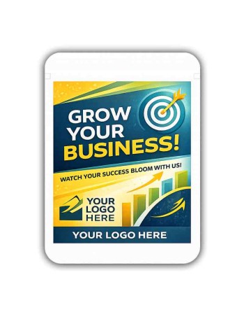 Design Your Own Canadian Custom Seed Packet, White Kraft Matte, Aluminized Interior, Direct Print on Packet - [ Shop Canadian Se