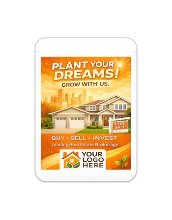 Design Your Own Canadian Custom Seed Packet, White Kraft Matte, Aluminized Interior, Direct Print on Packet - [ Shop Canadian Se